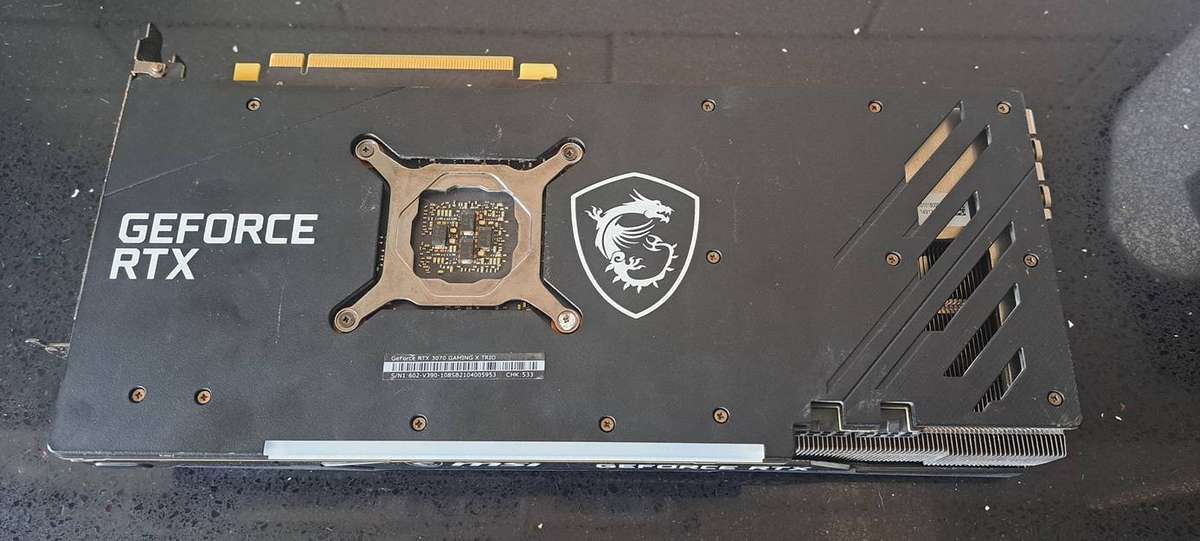 MSI RTX 3070 Gaming x Trio Graphics card