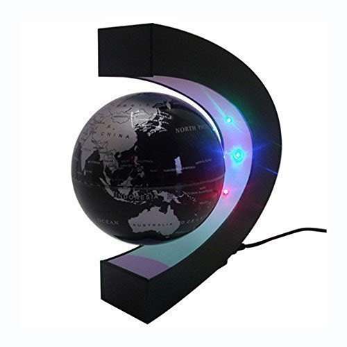 Magnetic Levitation Floating Globe World Map with LED Light