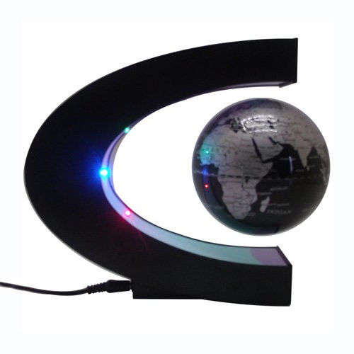 Magnetic Levitation Floating Globe World Map with LED Light