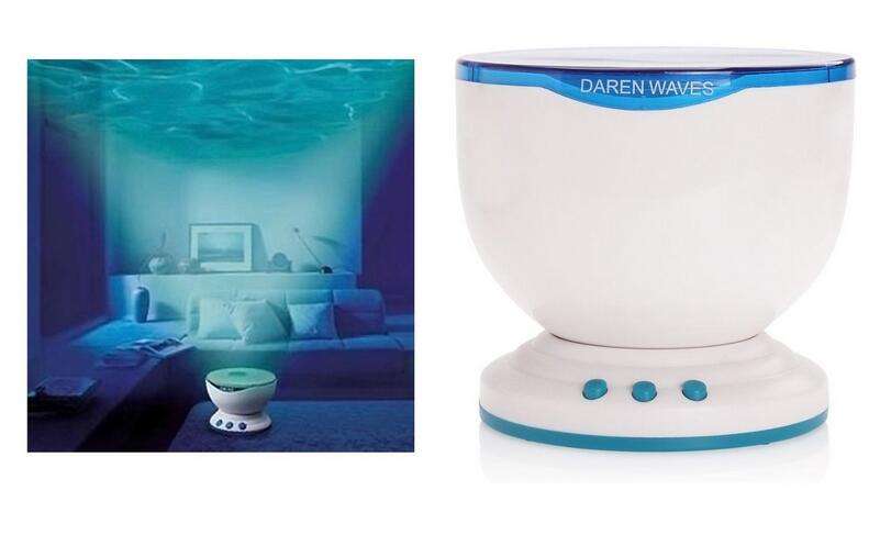 Ocean Sea Daren Waves LED Night Light Projector Romantic Relaxing Lamp