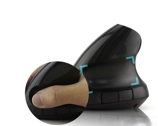 Wireless Vertical Ergonomic Optical Mouse