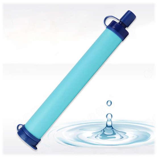 Portable Camping Water Filter Emergency Drinking Water Filtration Straw