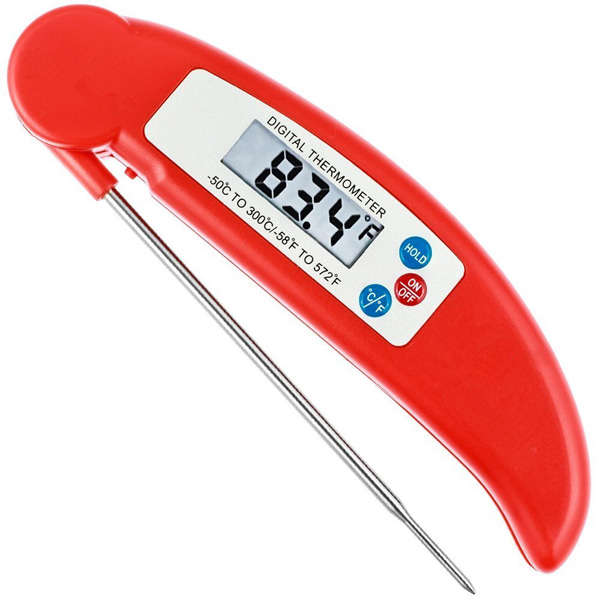 Ambidextrous Backlit Instant Read Digital Meat Thermometer