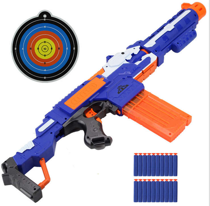 Kids Battery Operated Soft Bullet Blaster with 20 Darts