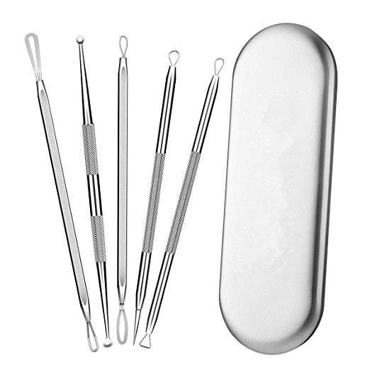 Blackhead Remover Pimple Comedone Extractor Tool Best Acne Removal Kit