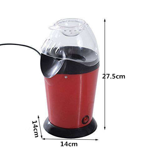 Mini Pop Corn Machine Maker Metal Heating Tube Home Cinema Snack Movie ElectricRed