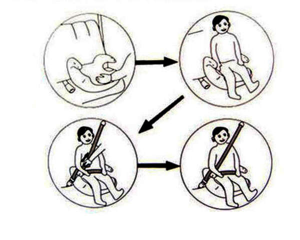 Top side Booster Car Seat - Easy to Move, Lightweight