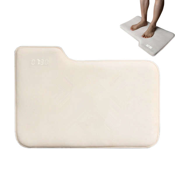 Alarm Clock for Heavy Sleepers,Rug Carpet Alarm Clock - Digital Display,Pressure Sensitive Alarm Clo