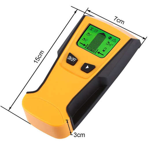 Stud Center FinderMetal & AC Live Wire Detector