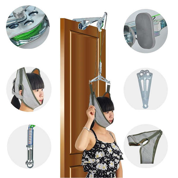 Over Door Cervical Traction Device Set