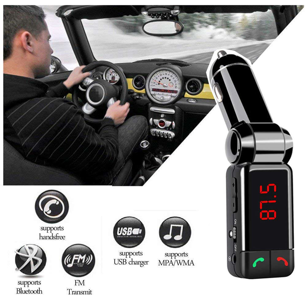 Wireless Car MP3 Player Bluetooth FM Transmitter Car Kit