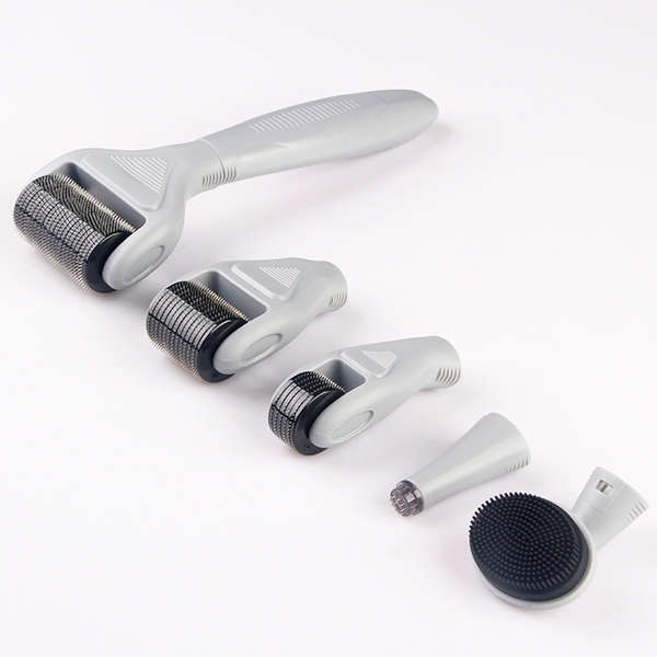 6 in 1 Derma Roller System Set  - Gray