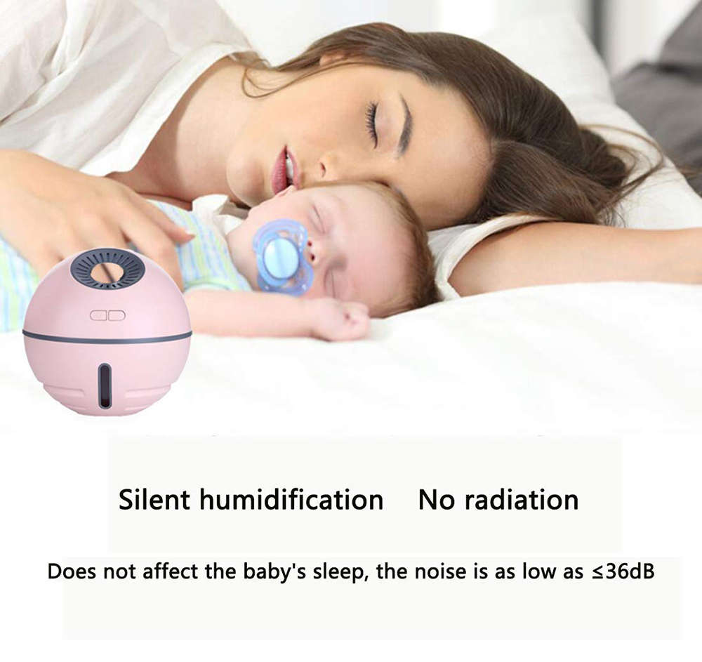 4-in-1 Space Ball Humidifier - Pink