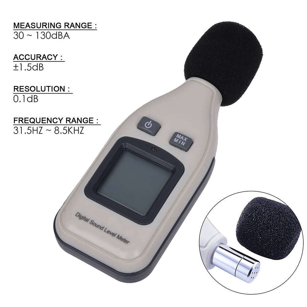 Digital LCD Sound Noise Level Meter