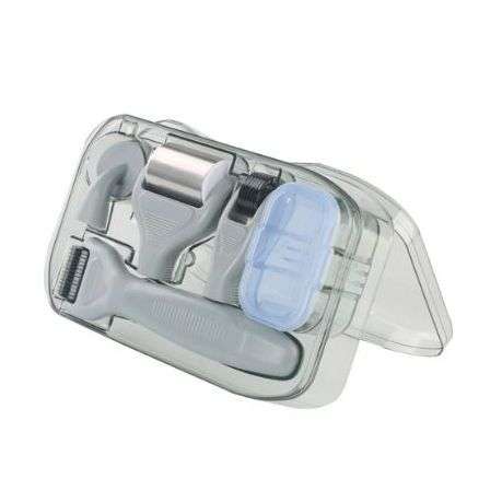 6-in-1 Ice Derma Roller Kit - Grey & Black