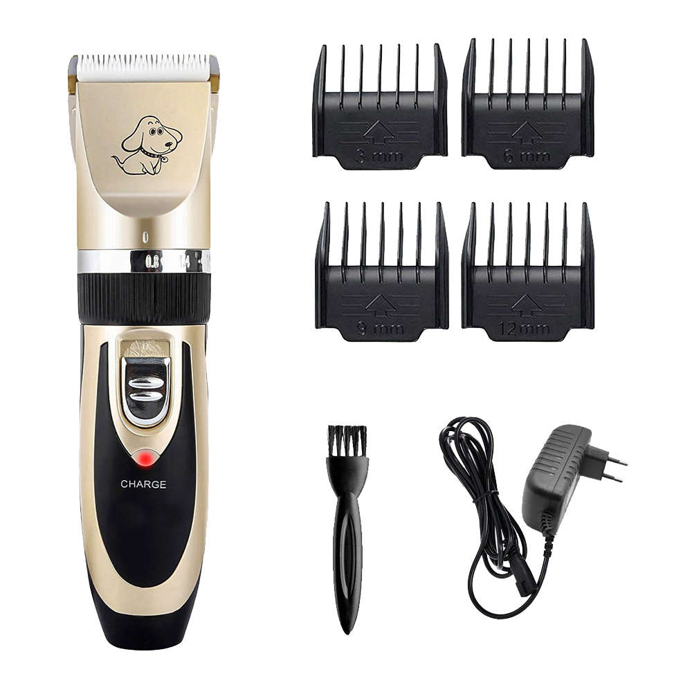 Professional Pet Grooming Clipper Kit - Gold
