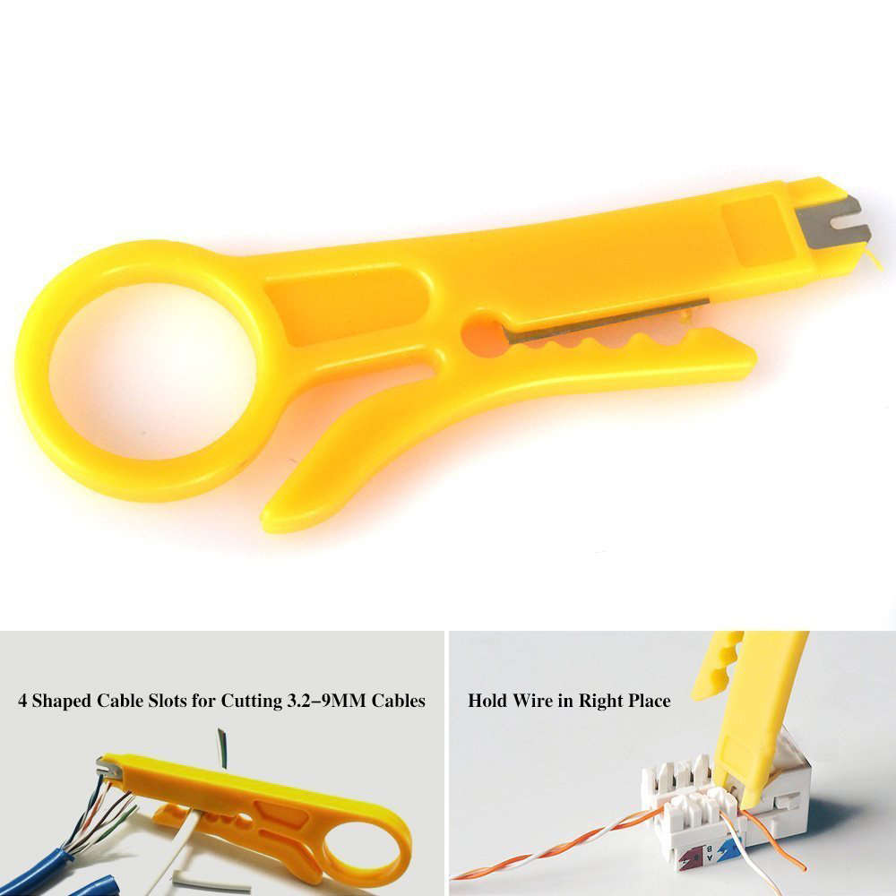 4 in 1 Network Cable Tester Detector Crimping Tool Set