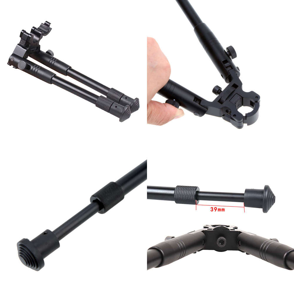 Tactical Hunting Clamp-On Rifle Adjustable Bipod Stabilizer