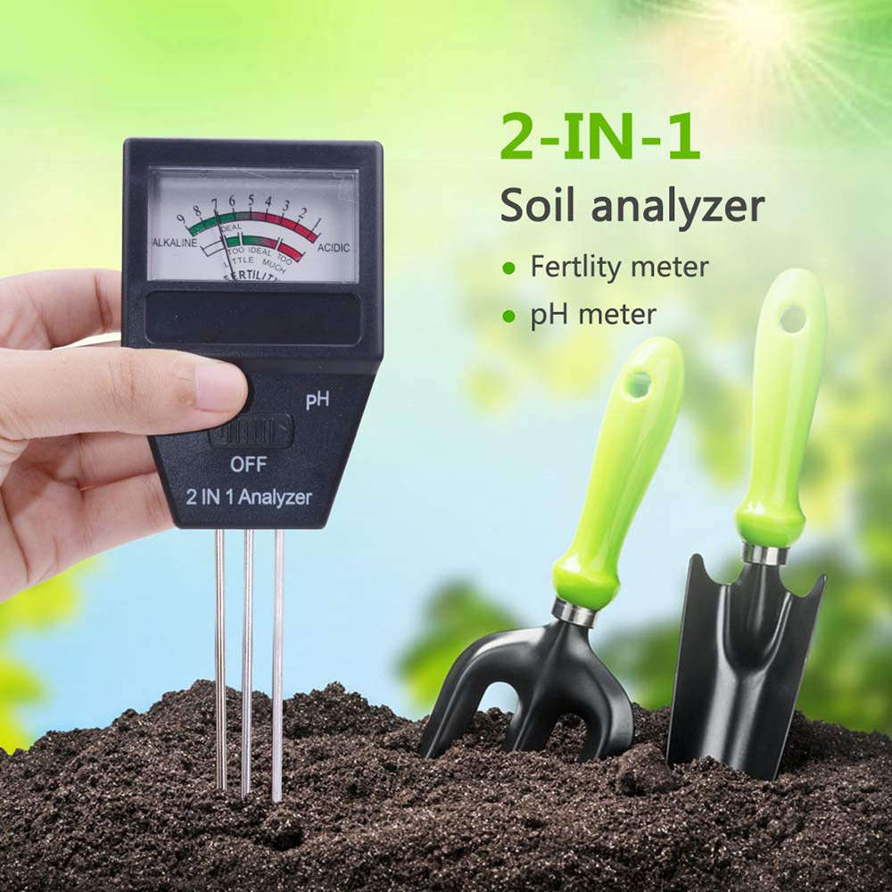 2 in 1 Soil Fertilizer Analyzer with 3 Probes
