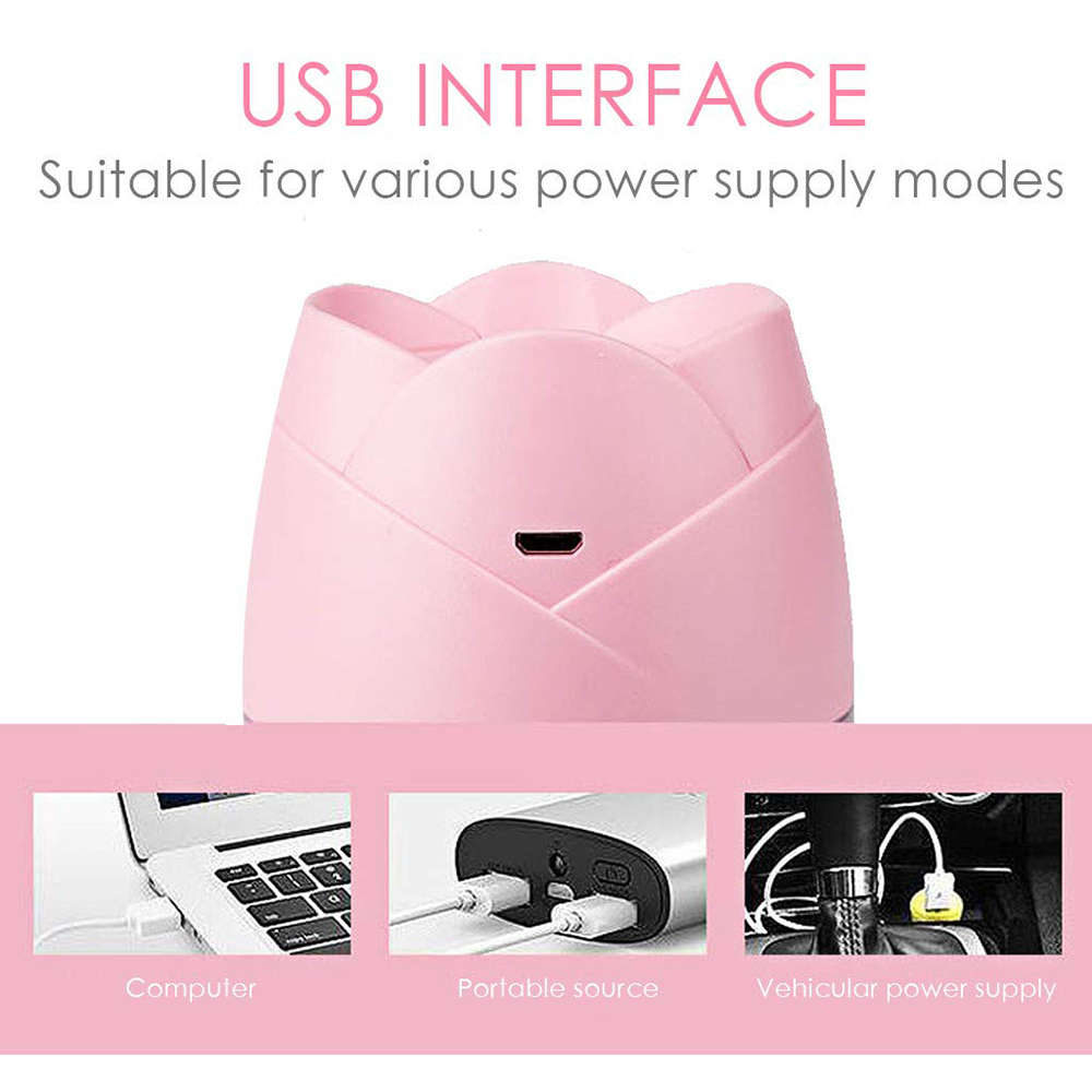 Rose Mini Humidifier - Pink