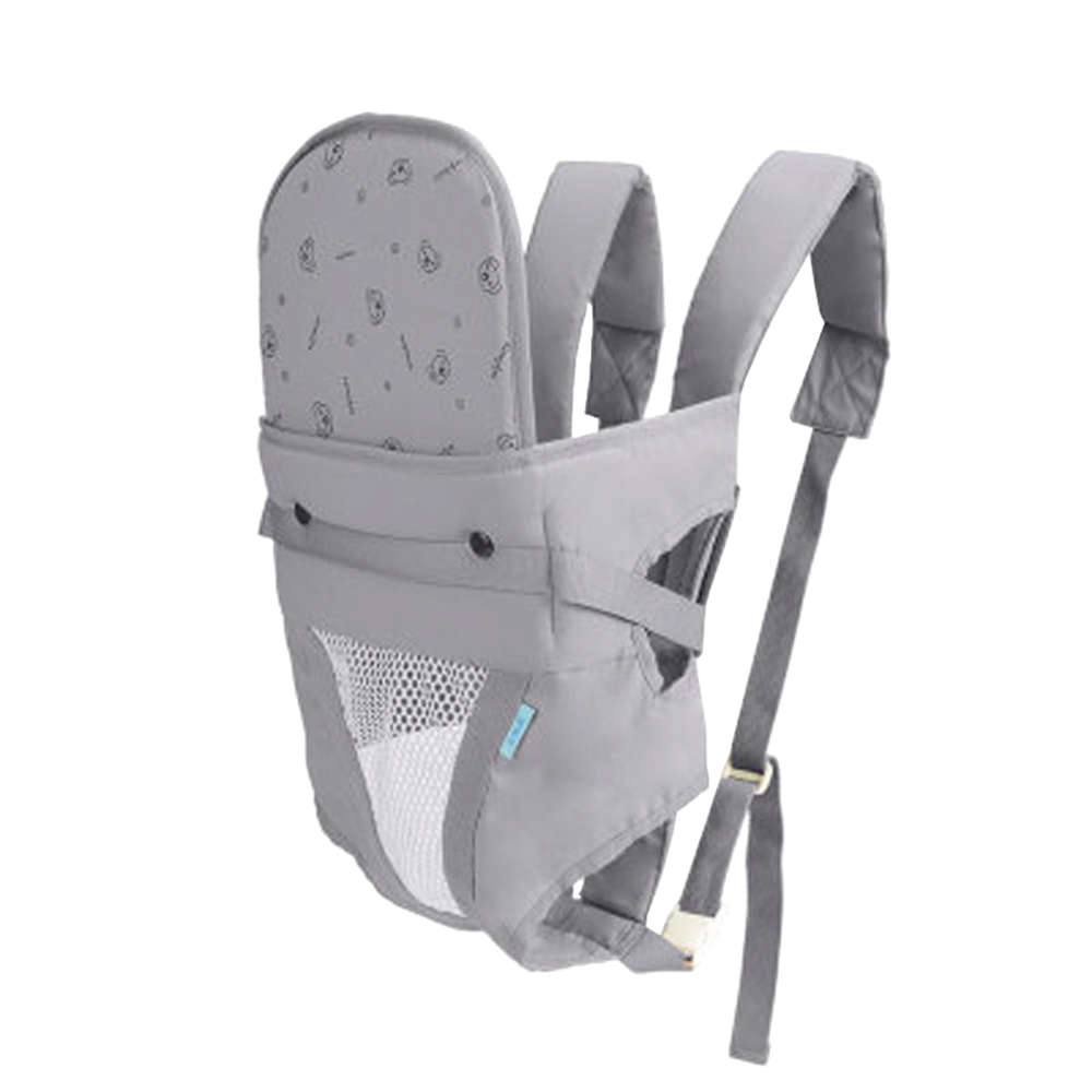 Portable Ergonomic Newborn Baby Backpack Carrier - Grey