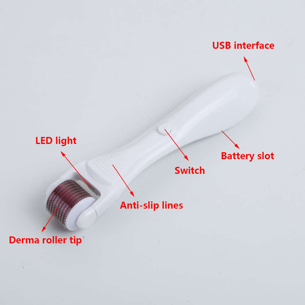 0.5mm LED Vibrating Microneedle Derma Roller