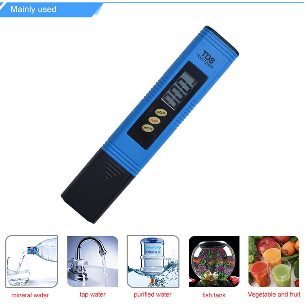 Portable LCD Digital TDS & Temperature Meter Tester