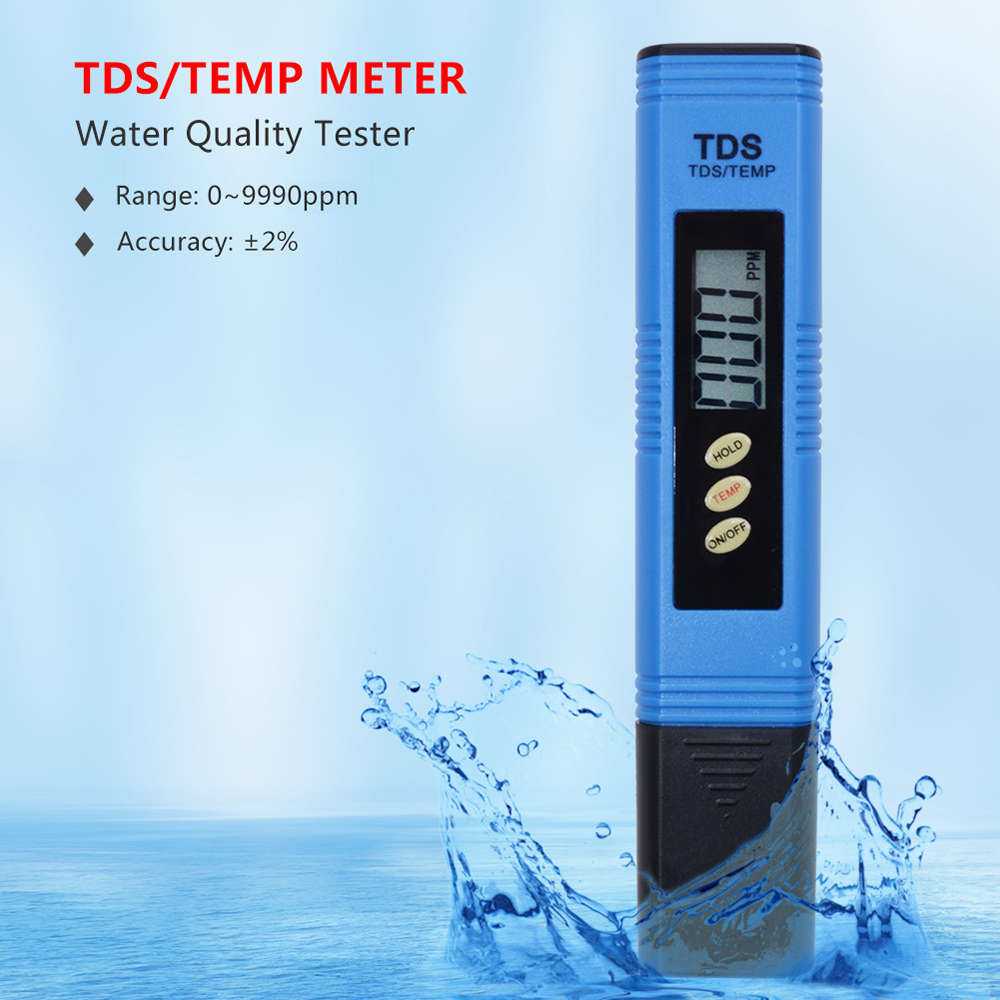 Portable LCD Digital TDS & Temperature Meter Tester