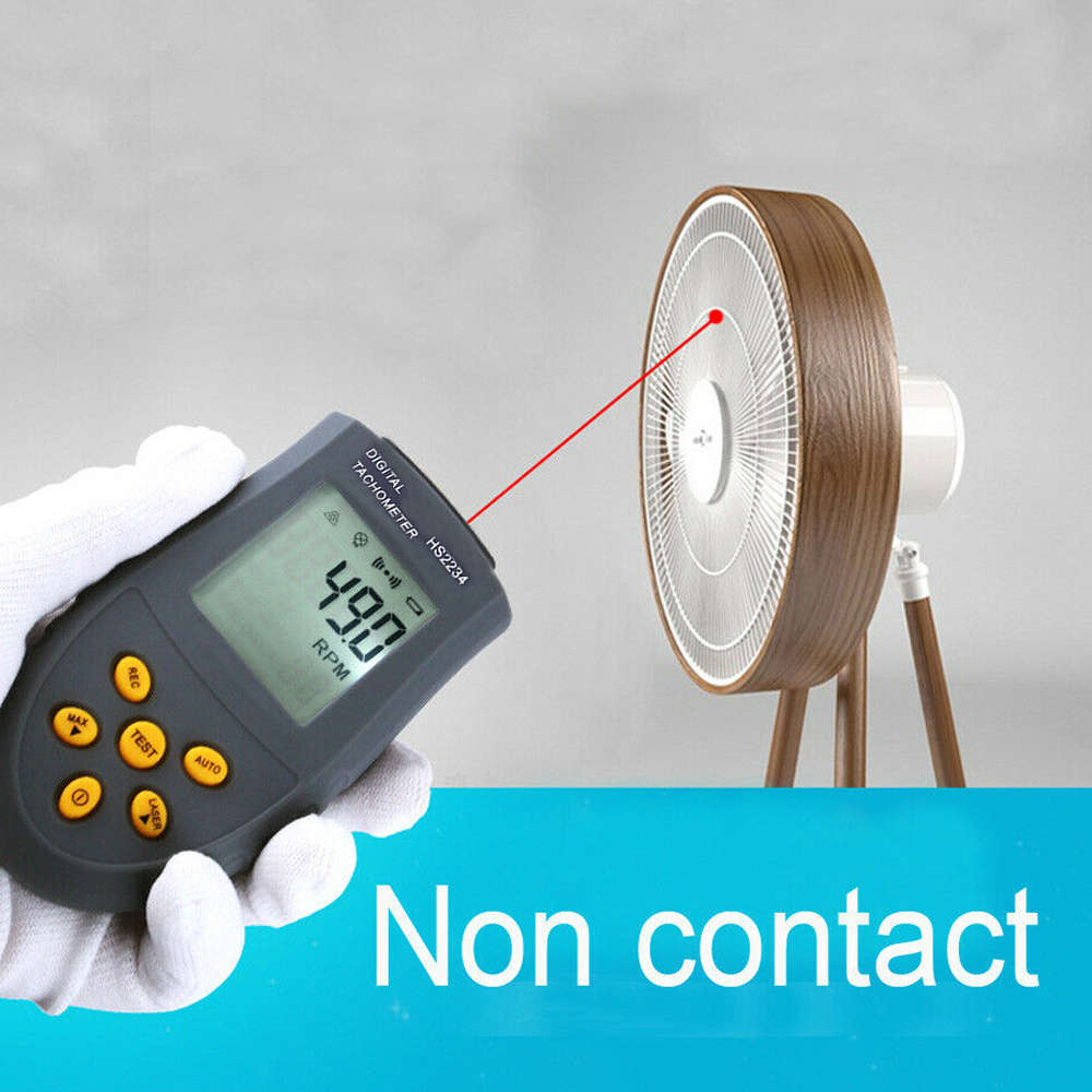 Non-contact LCD Digital Laser Tachometer