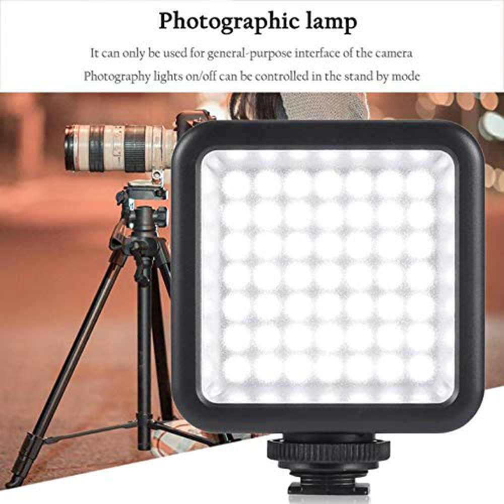 Portable 49 LED Studio Video Flash Light for Sport Camera DV Camcorder