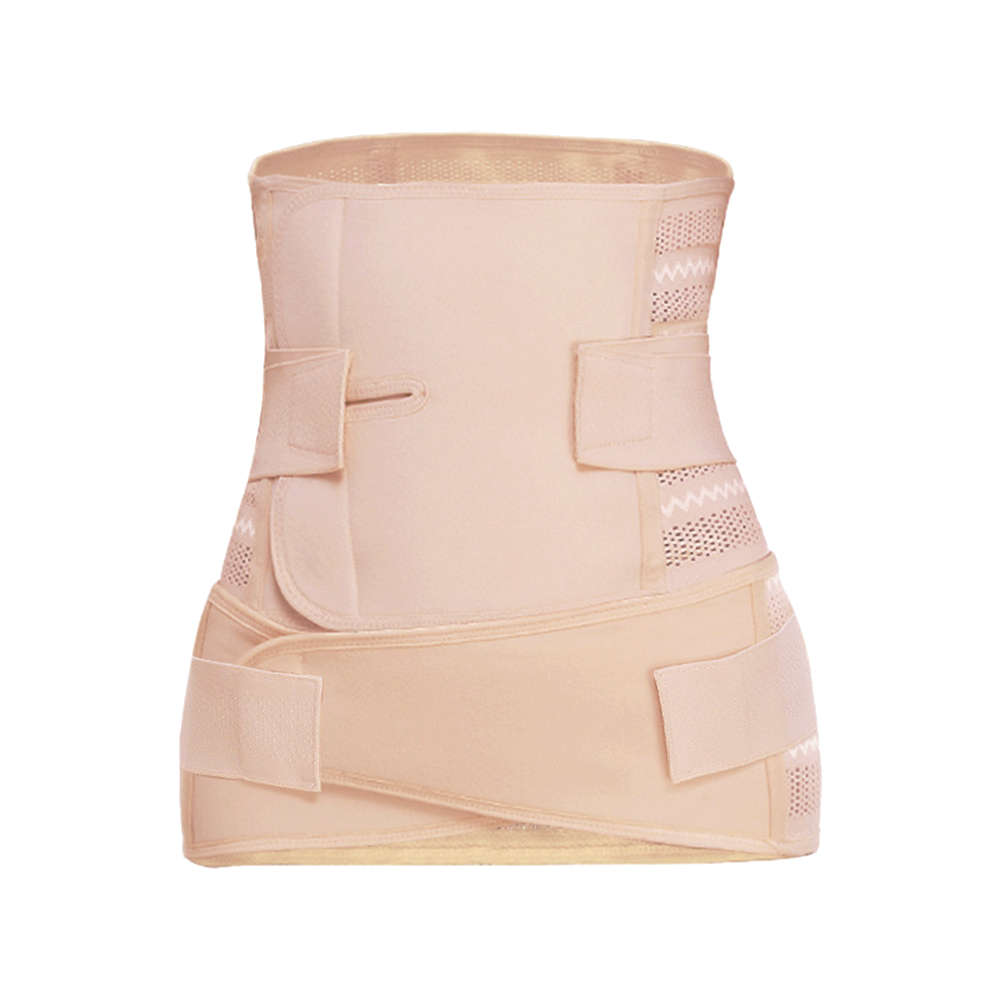 2 in 1 Adjustable Lady Postpartum Belly Recovery Band (Size:XL) - Apricot