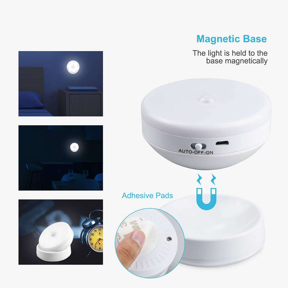 360 Degree Rotation Body Induction LED Night Light