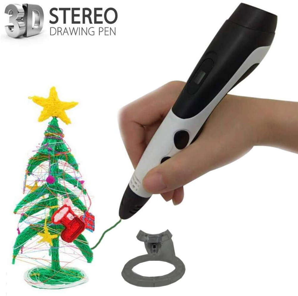3D Printing Pen with OLED Screen Compatible with 1.75mm PLA & ABS Filament