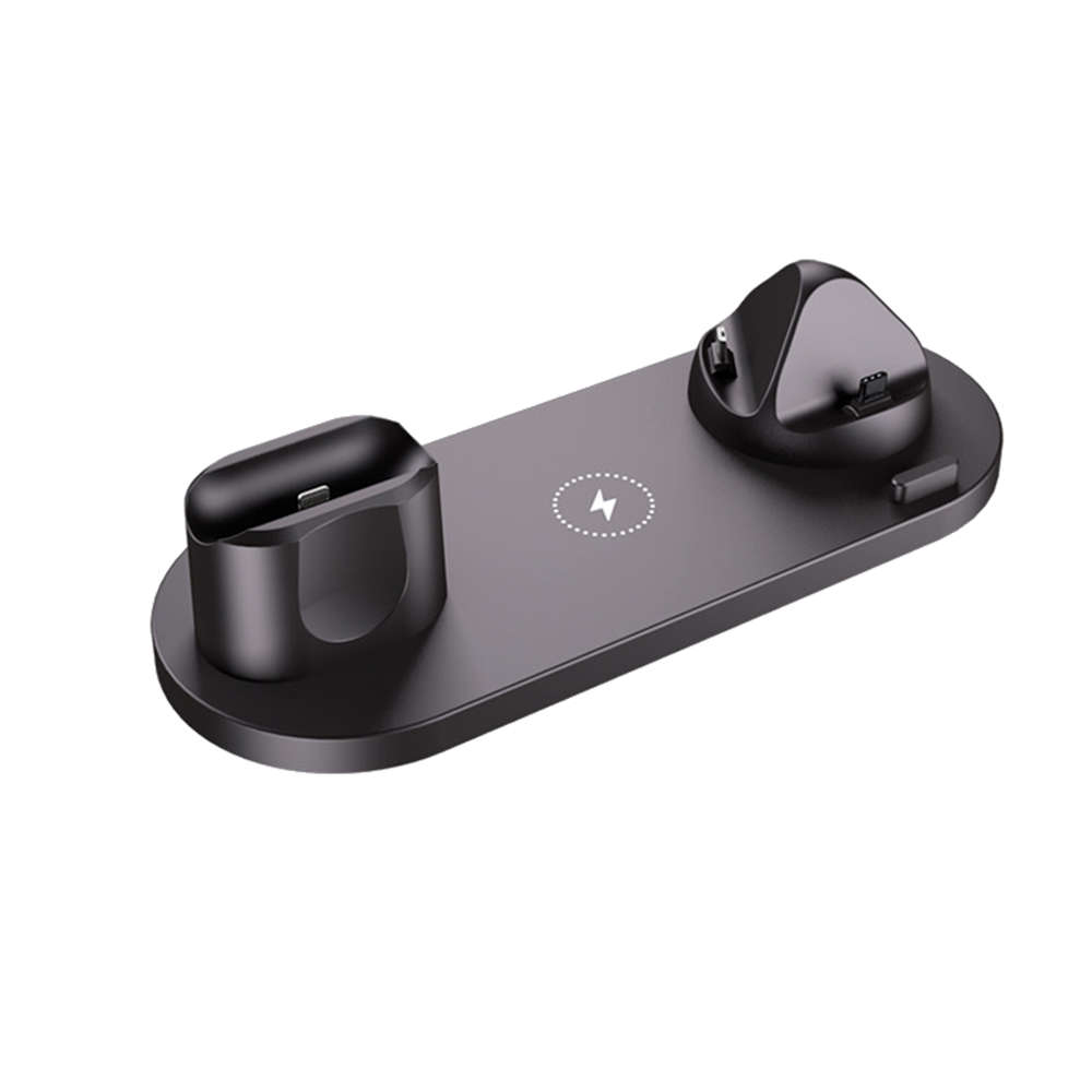 6 in 1 Multifunction Wireless Charger Dock for iWatch/Airpods/iPhone 11pro