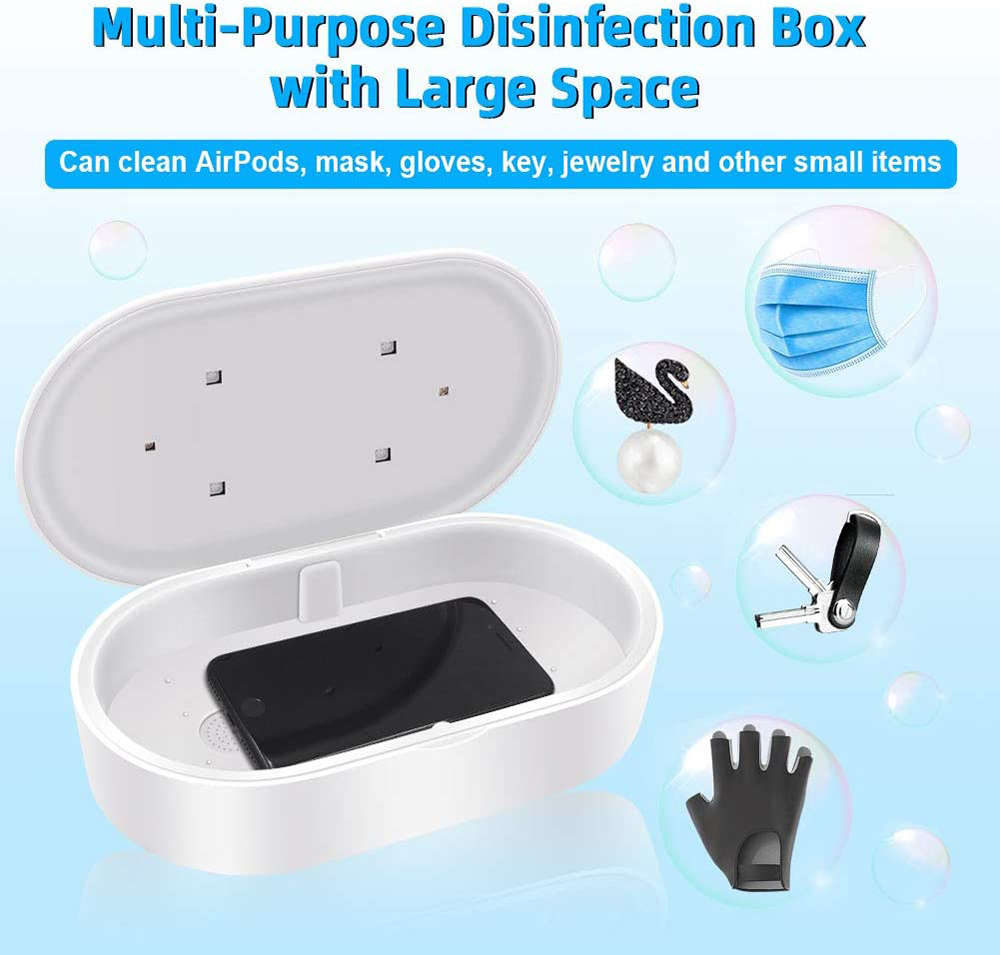 3 in 1 Fast Wireless Charger UV Sanitizer & Aromatherapy Sterilisers Box