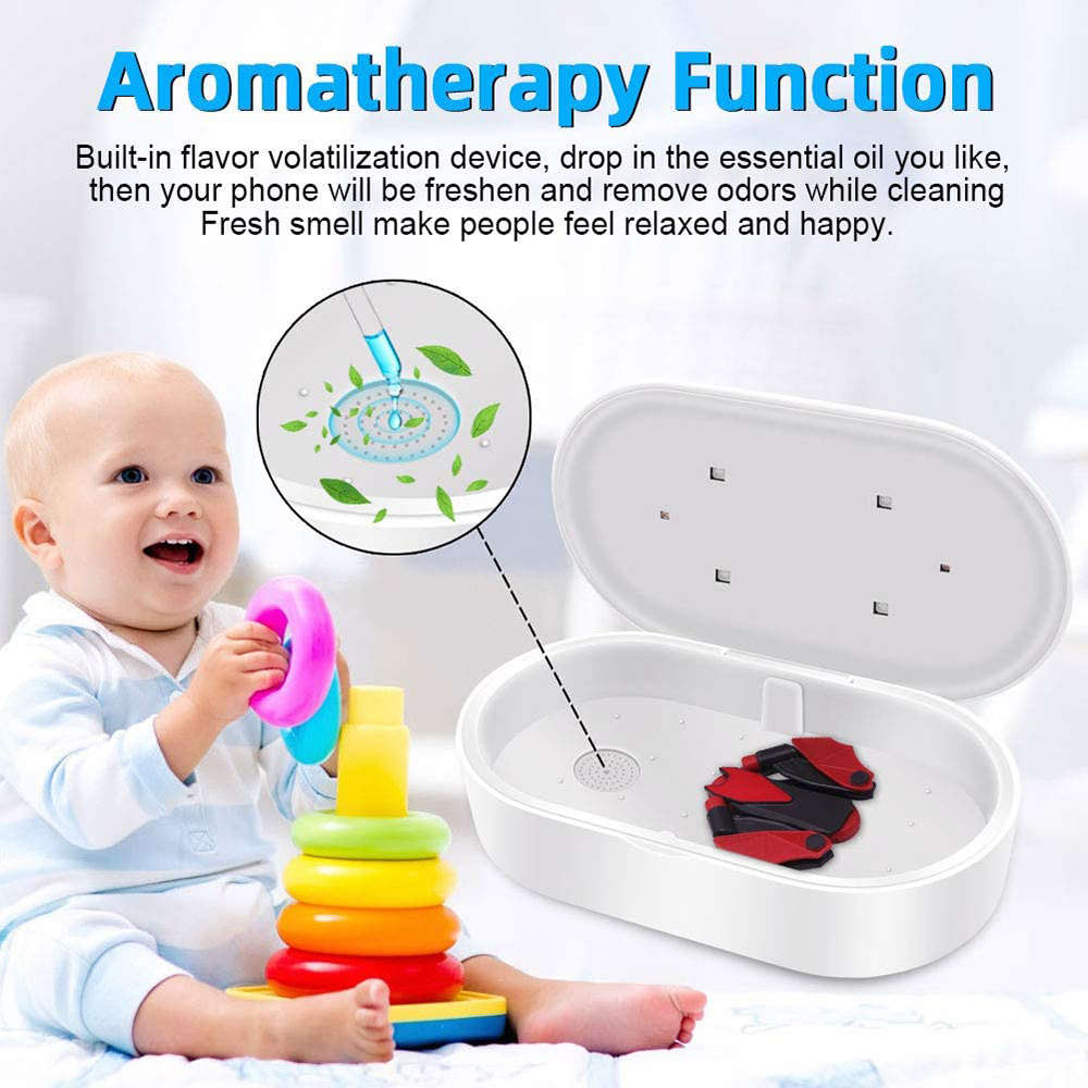 3 in 1 Fast Wireless Charger UV Sanitizer & Aromatherapy Sterilisers Box