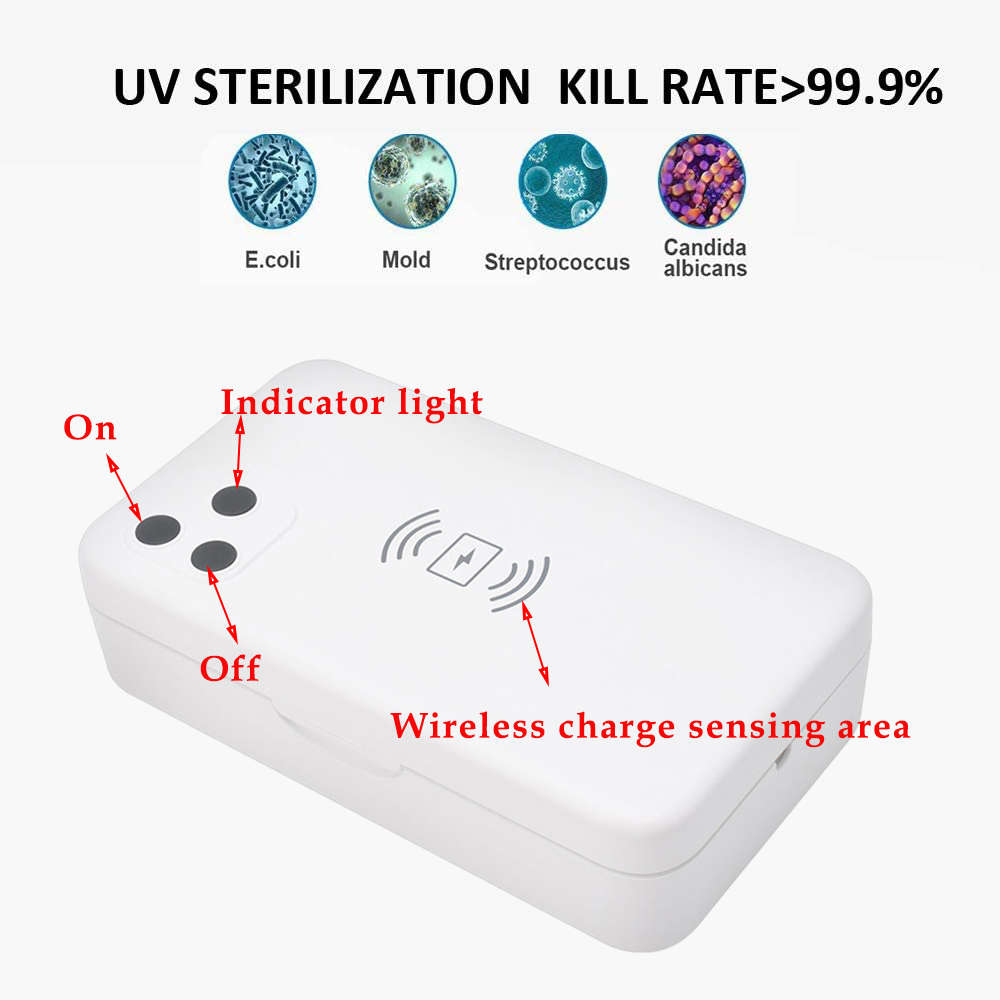 Multi-Functional UV Steriliser Box with Built-In Wireless Charger