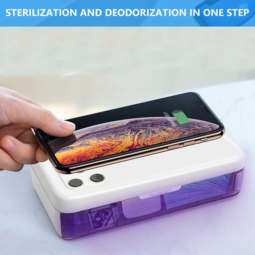 Multi-Functional UV Steriliser Box with Built-In Wireless Charger