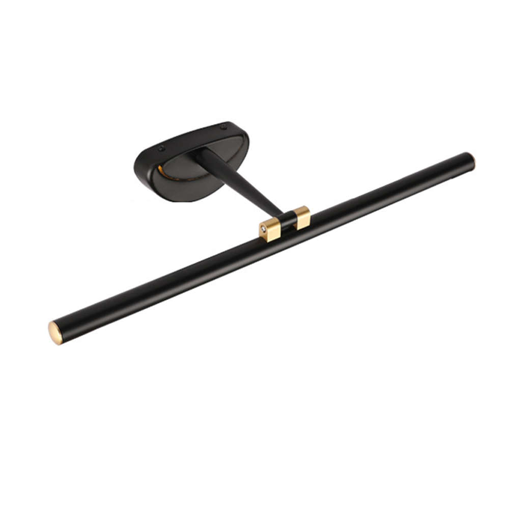 51cm 12 Watt 240° Rotation LED Wall Bathroom Mirror Front Light - Black