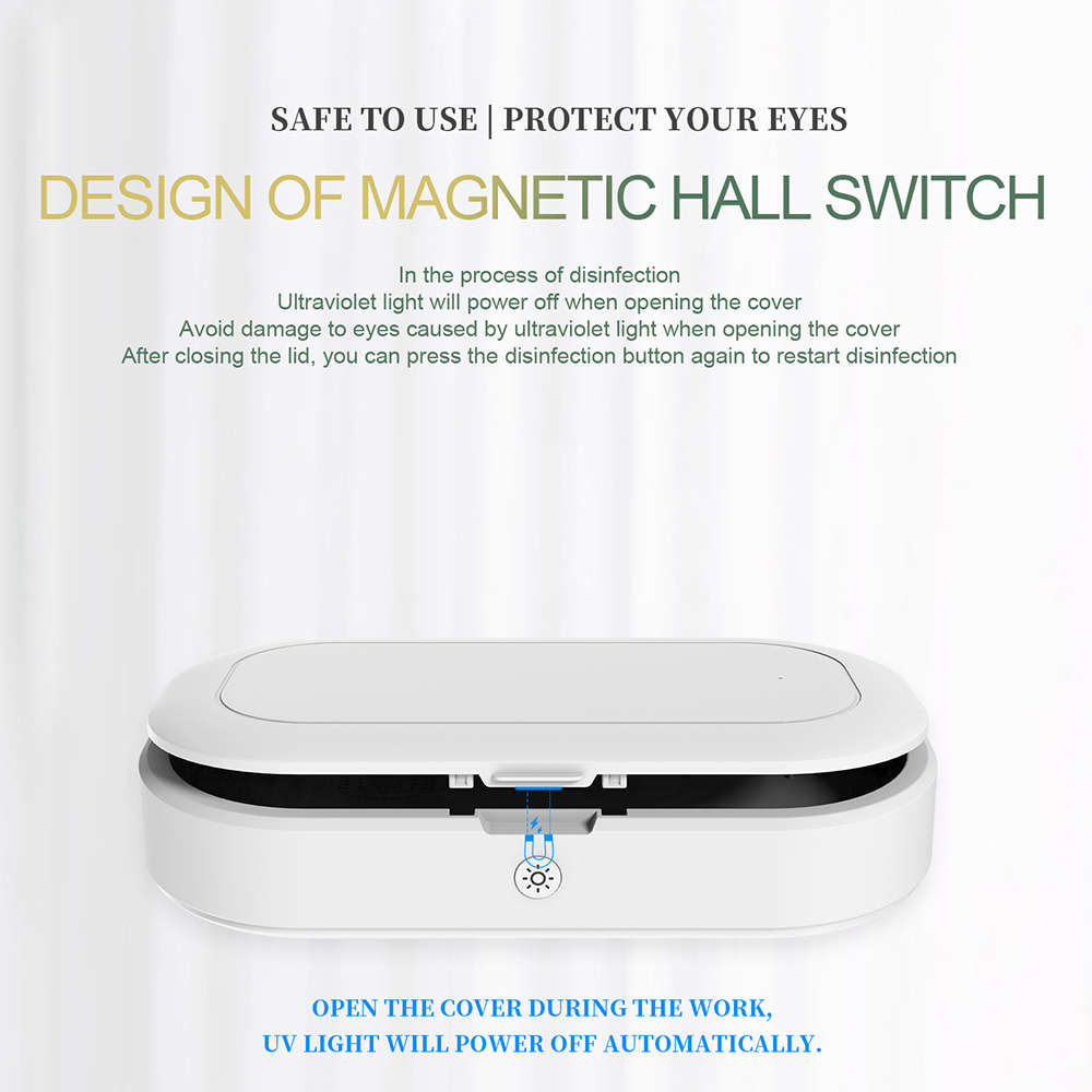 3-in-1 Fast Wireless Charger UV Sanitizer & Aromatherapy Sterilizer Box