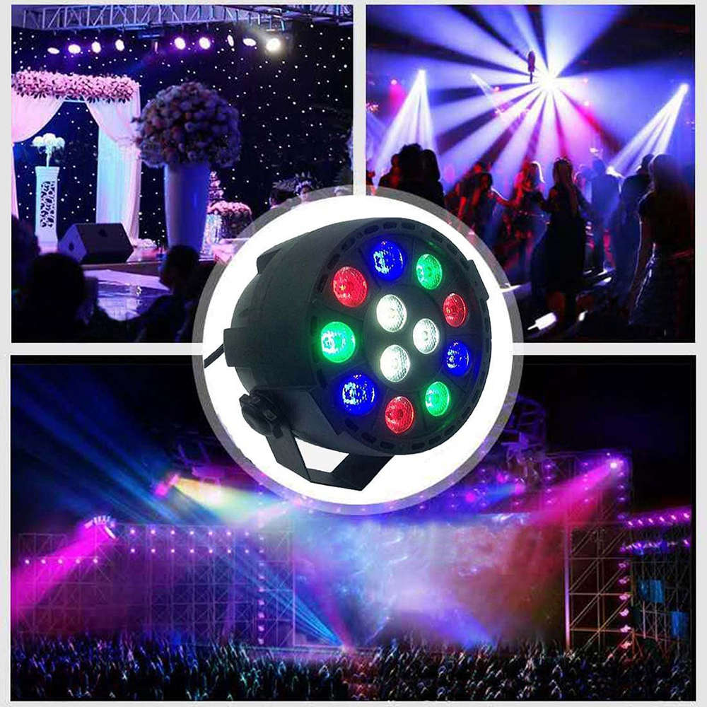 12W 12 LEDs Mini LED Uplight RGBW Par Light