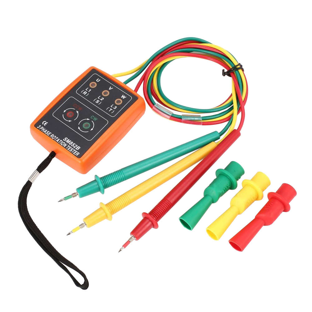 3 Phase Sequence Presence Rotation Tester Indicator Detector Meter