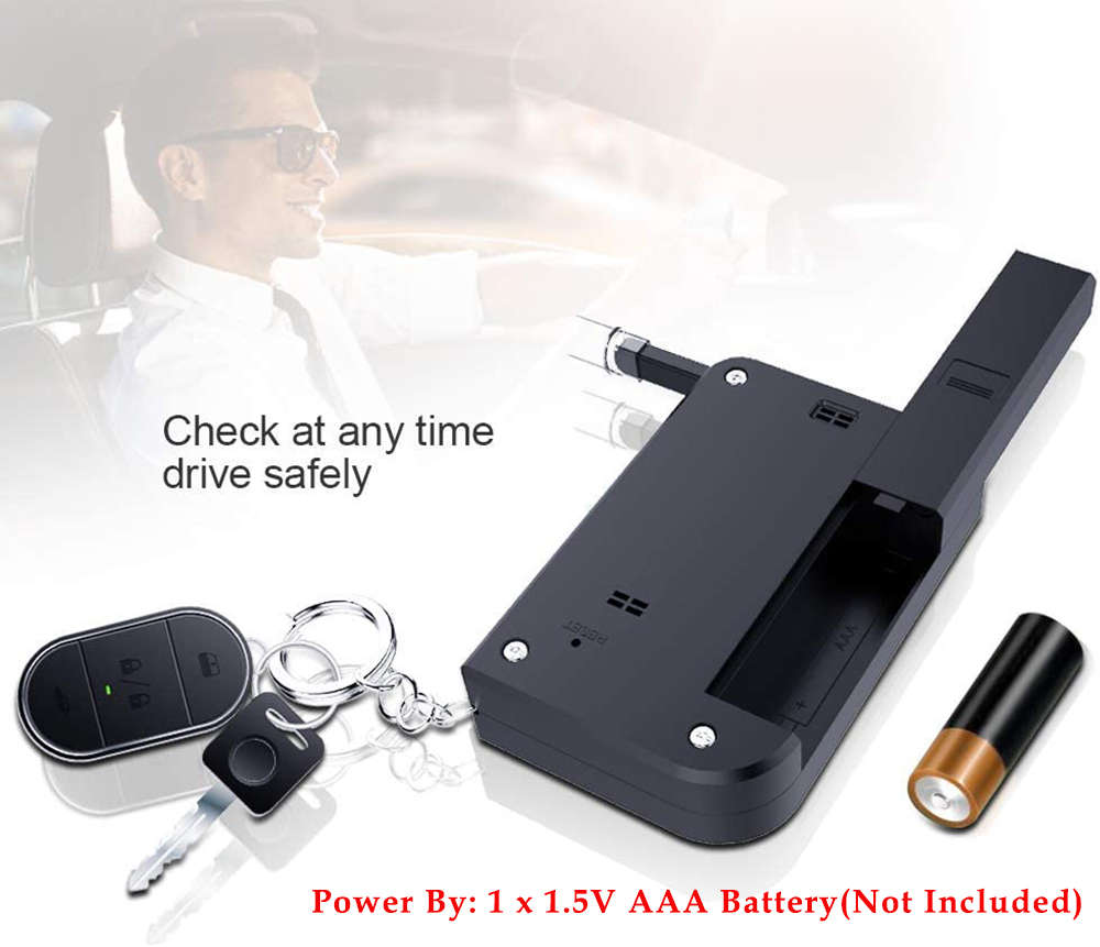 Portable Professional Breath Alcohol Detector with Digital LCD Display