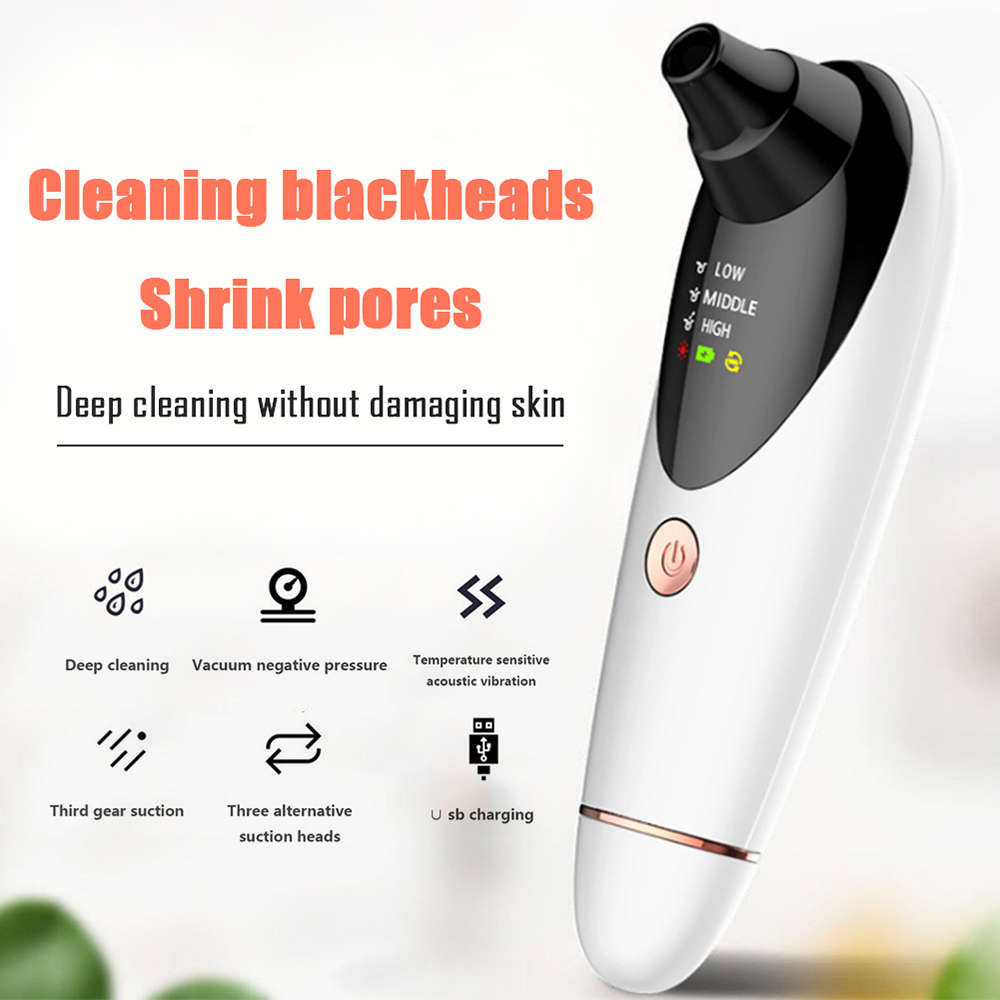 Portable Electric Hot Compress Vacuum Blackhead Remover Extractor