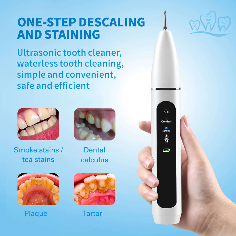 Portable 3 Working Modes Electric Ultrasonic Dental Calculus Remover