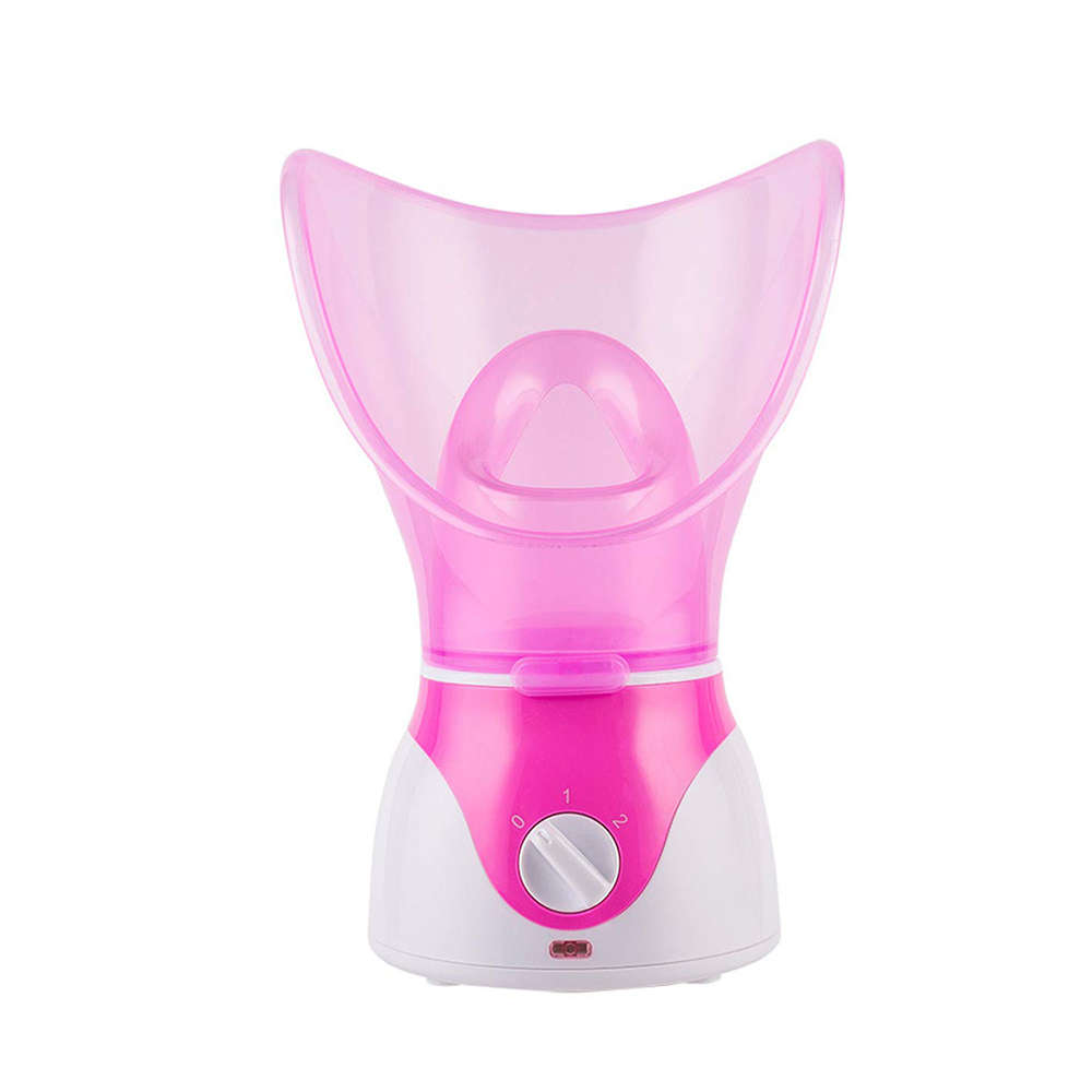 Professional Spa Home Facial Steamer Warm Mist Moisturizing - Pink