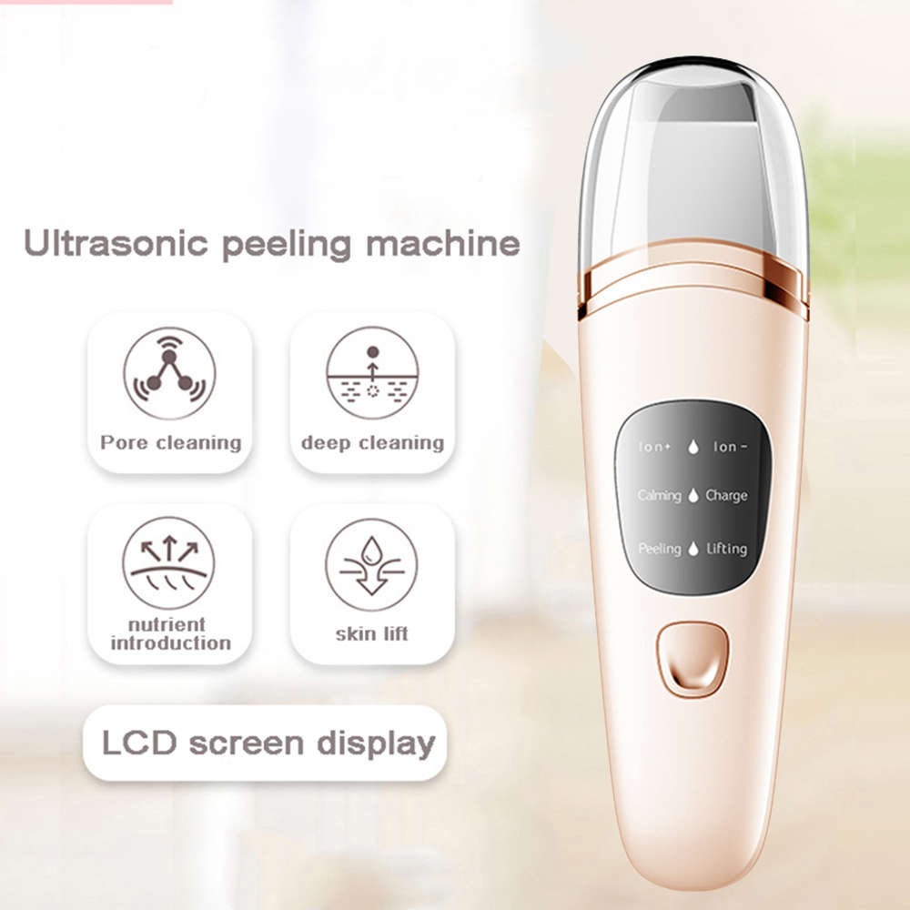 Ultrasonic Skin Scrubber Deep Face Cleaning Machine Peeling Shovel