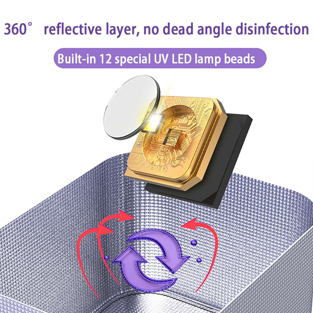 Portable Multifunction Drying Underwear UV Light Sterlizer Box