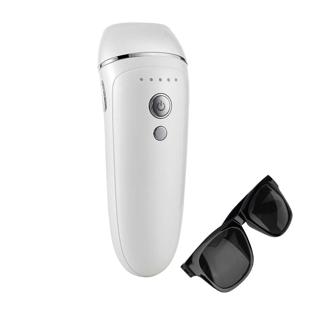 Professional 600,000 Flashes Painless IPL Hair Remover Machine - White