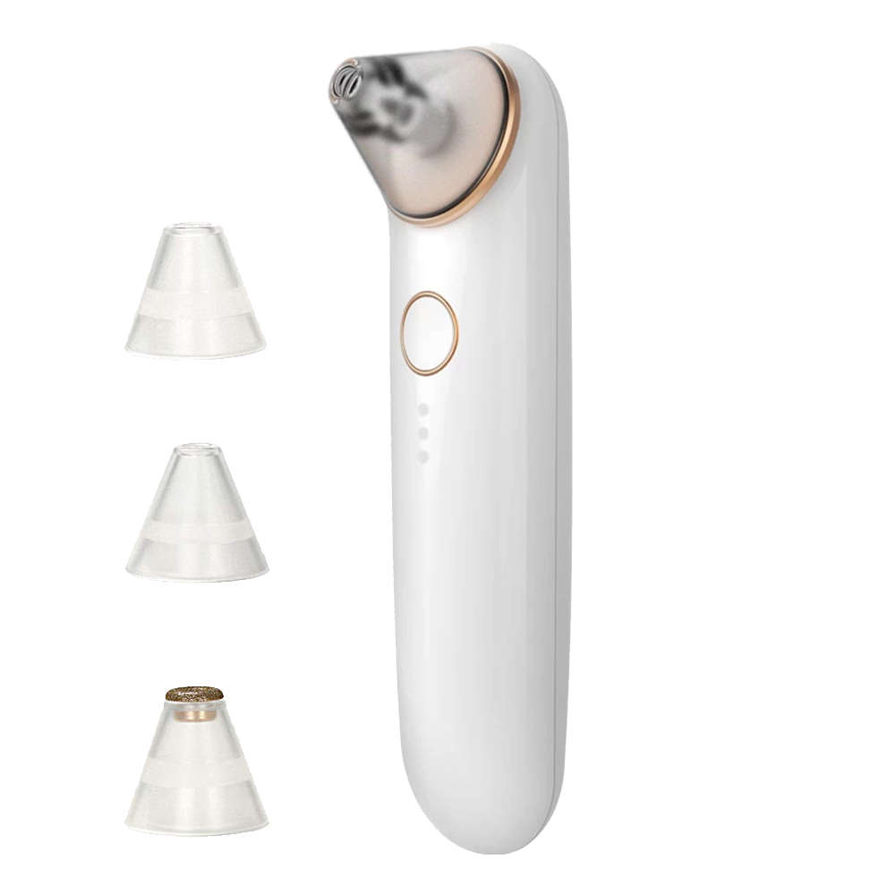 Multifunctional Vacuum Blackhead Remover Facial Pore Cleaner - White